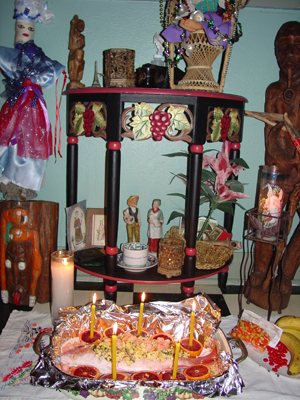 voodoo altar